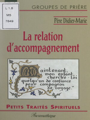 cover image of La relation d'accompagnement